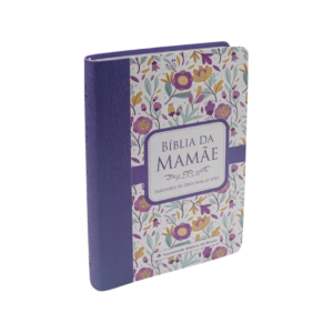 Bíblia da Mamãe com capa floral e acabamento elegante